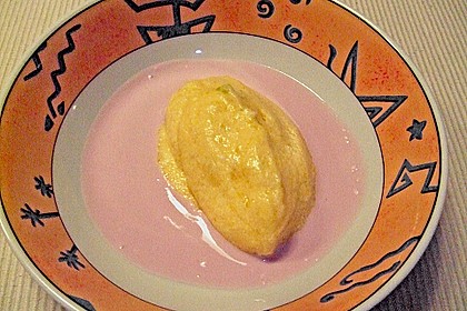 Mango - Mousse mit Himbeersauce 5