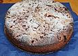 Festlicher Schoko - Nuss - Kuchen mit Kirschen