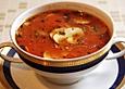 Scharfe Pilzsuppe