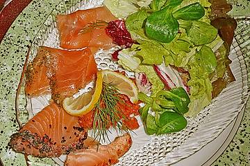 Warme Salatsoße