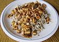 Tofu in Rotwein - Buttermilchsauce