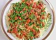 Nudeln mit Rucola und Tomaten