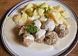 Fleischklopse mit Meerrettichso&szlig;e