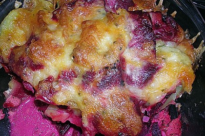 Kartoffel - Rote Bete - Auflauf