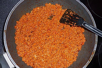 Nudeln mit Joghurt und Hackfleischsauce 7