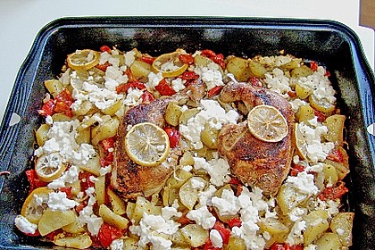 Griechische H&auml;hnchenpfanne