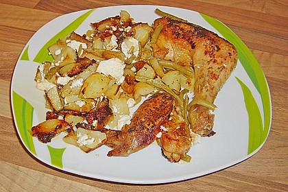 Griechische H&auml;hnchenpfanne 9