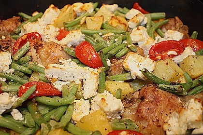 Griechische H&auml;hnchenpfanne 40