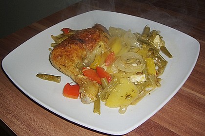Griechische H&auml;hnchenpfanne 44