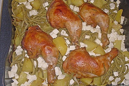 Griechische H&auml;hnchenpfanne 48