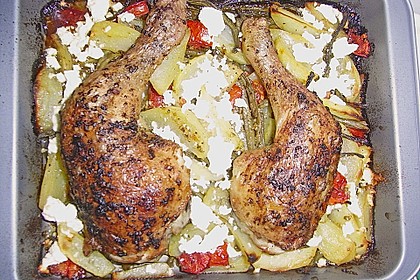 Griechische H&auml;hnchenpfanne 50