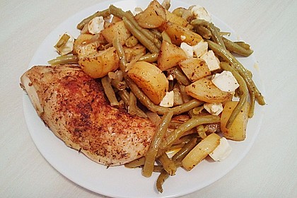 Griechische H&auml;hnchenpfanne 51