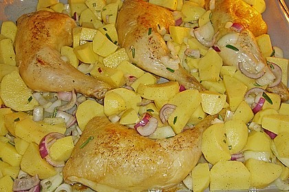 Griechische H&auml;hnchenpfanne 2