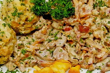 Putengeschnetzeltes in Pfifferlingsrahm 2