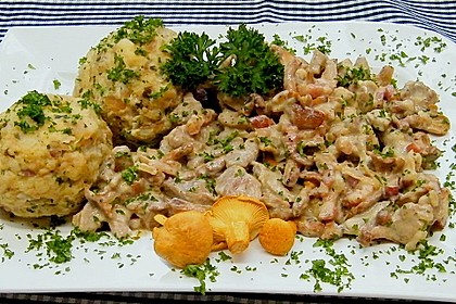 Putengeschnetzeltes in Pfifferlingsrahm 3