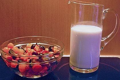Obstsalat mit Mascarponesauce
