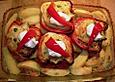 Paprikaschote mit Kartoffel - K&auml;se F&uuml;llung