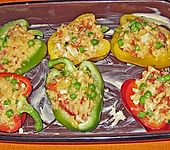 Paprikaschote mit Kartoffel - K&auml;se F&uuml;llung (Bild)