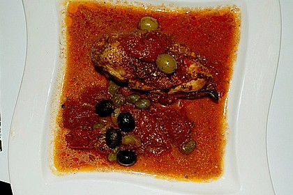 Huhn mit Kapern und Oliven 1