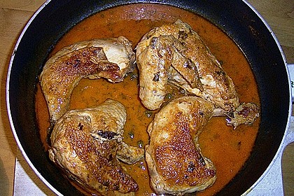 Huhn mit Kapern und Oliven