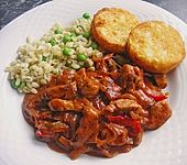 Geschnetzeltes mit Paprika (Bild)