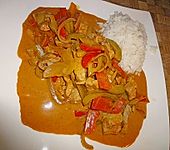 Geschnetzeltes mit Paprika (Bild)