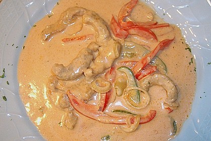 Geschnetzeltes mit Paprika 1