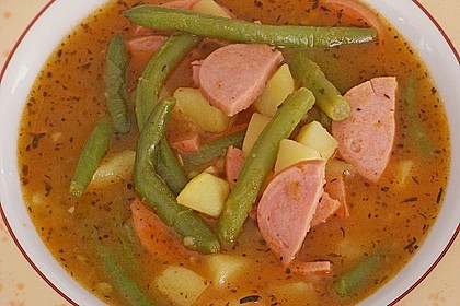 Bohnen - Wurst - Eintopf 1