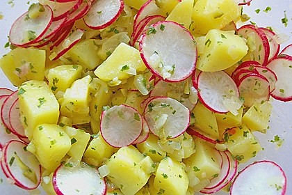 Schneller Kartoffel - Radieschen - Salat 1