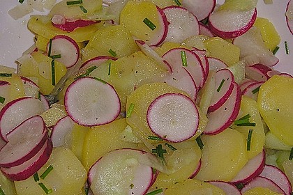 Schneller Kartoffel - Radieschen - Salat 7