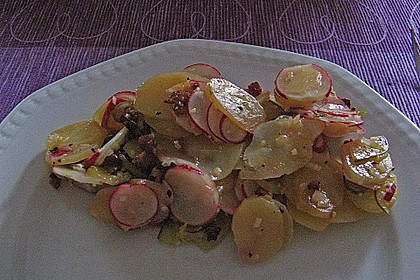 Schneller Kartoffel - Radieschen - Salat 9
