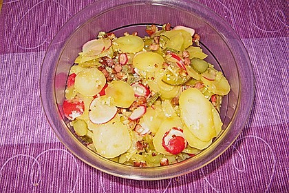 Schneller Kartoffel - Radieschen - Salat 2
