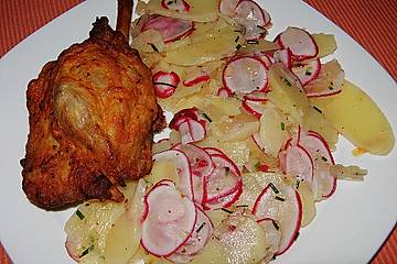 Schneller Kartoffel - Radieschen - Salat
