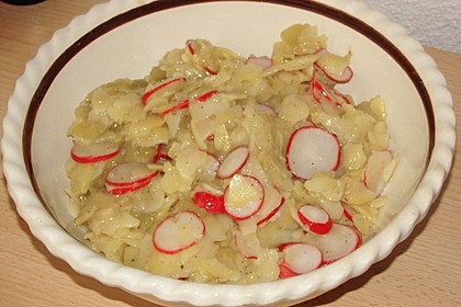 Schneller Kartoffel - Radieschen - Salat 8