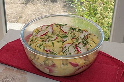 Schneller Kartoffel - Radieschen - Salat 3