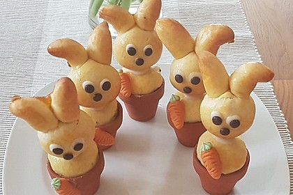 Osterhäschen im Tontopf 43