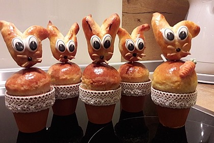 Osterhäschen im Tontopf 1