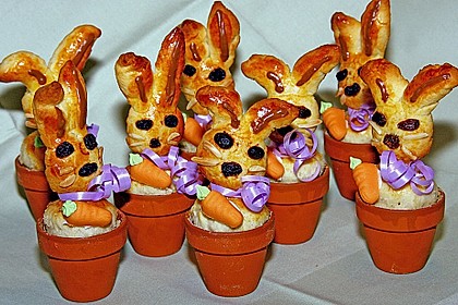 Osterhäschen im Tontopf 8