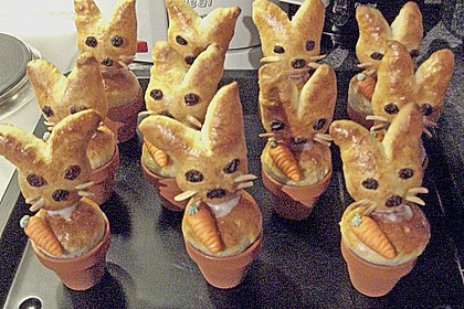 Osterhäschen im Tontopf 82