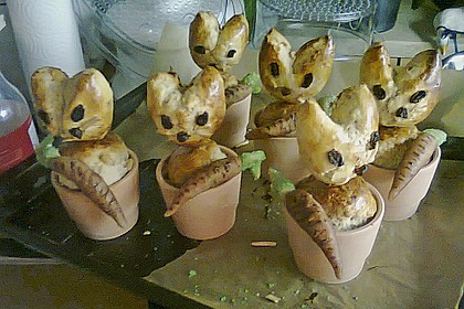 Osterhäschen im Tontopf 73
