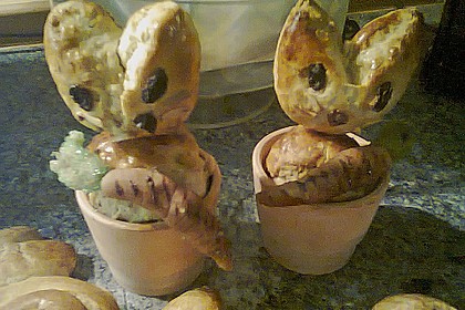 Osterhäschen im Tontopf 92