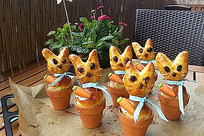 Osterhäschen im Tontopf 18
