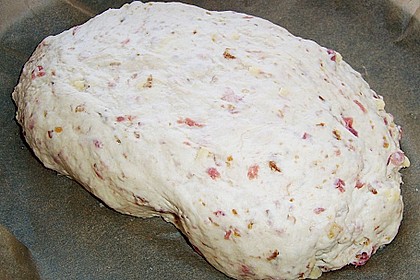 Zwiebel - K&auml;se - Schinken Brot 2