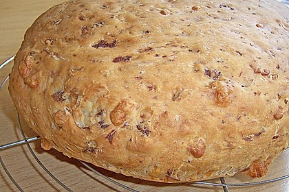 Zwiebel - K&auml;se - Schinken Brot 3