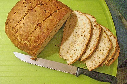 Zwiebel - K&auml;se - Schinken Brot 8