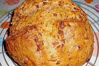 Zwiebel - K&auml;se - Schinken Brot 11