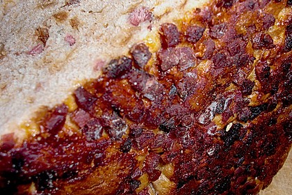 Zwiebel - K&auml;se - Schinken Brot 13