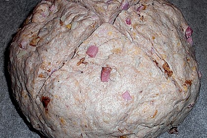 Zwiebel - K&auml;se - Schinken Brot 14