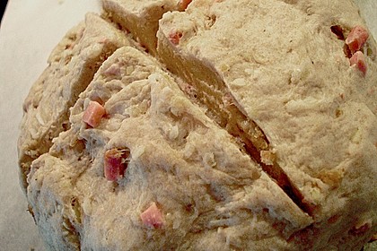 Zwiebel - K&auml;se - Schinken Brot 15