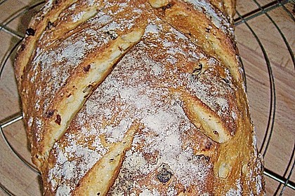 Zwiebel - K&auml;se - Schinken Brot 21